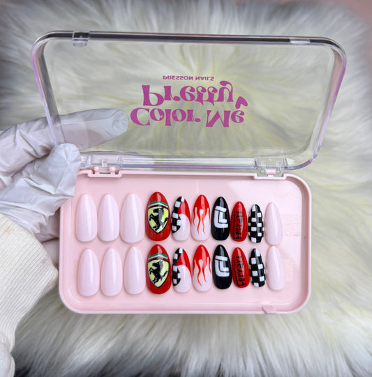 Ferrari Girlie Nail